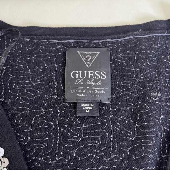 Guess Los Angeles sequin cardigan New Years - Picture 7 of 11